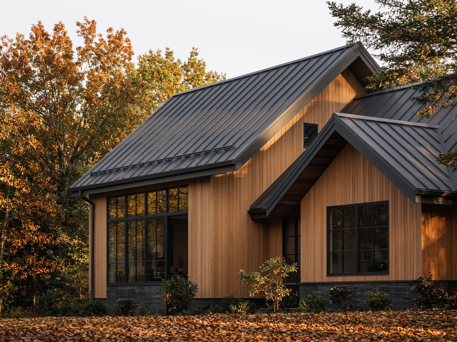 Standing-seam metal